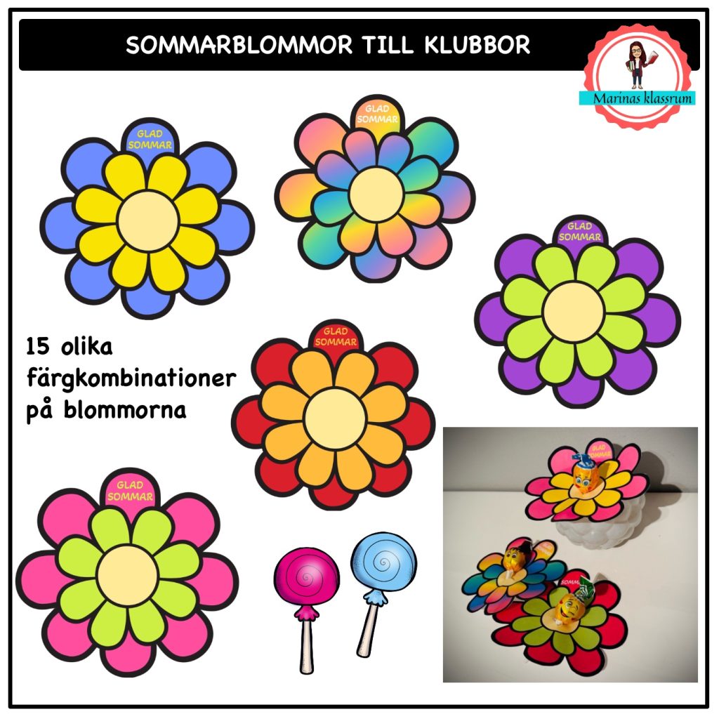 Sommarblommor till klubbor