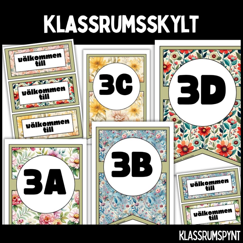 Klassrumsskylt – ÅK 3