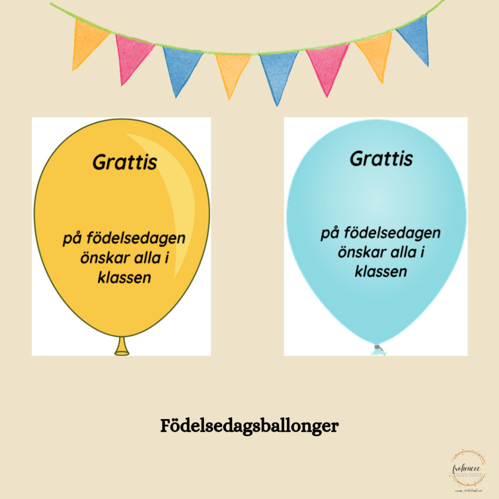 Födelsedagsballonger