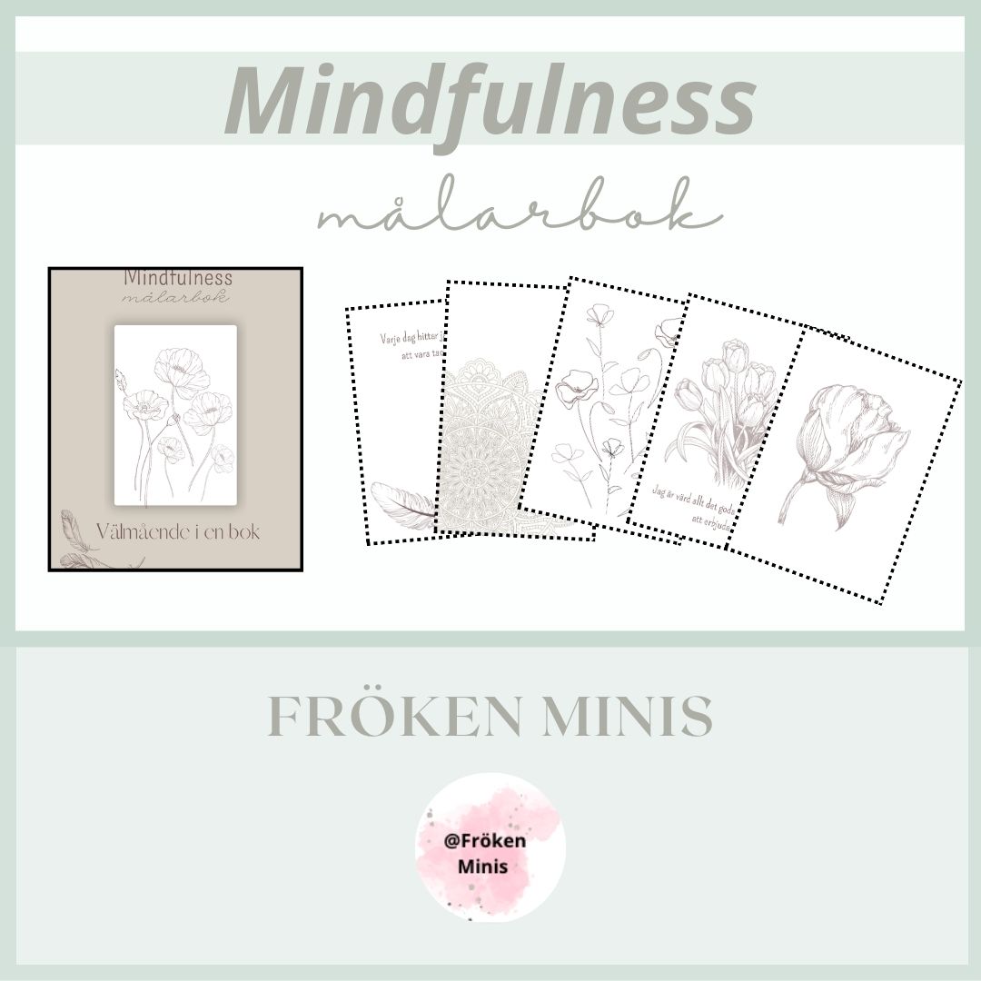Mindfulness målarbok