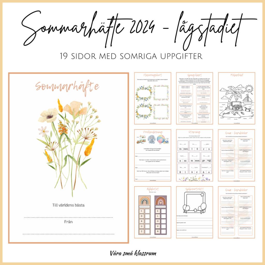 Sommarhäfte 2024 – lågstadiet