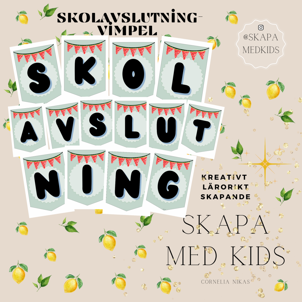 Skolavslutning- vimpel