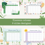 Klassens schema - bild 1