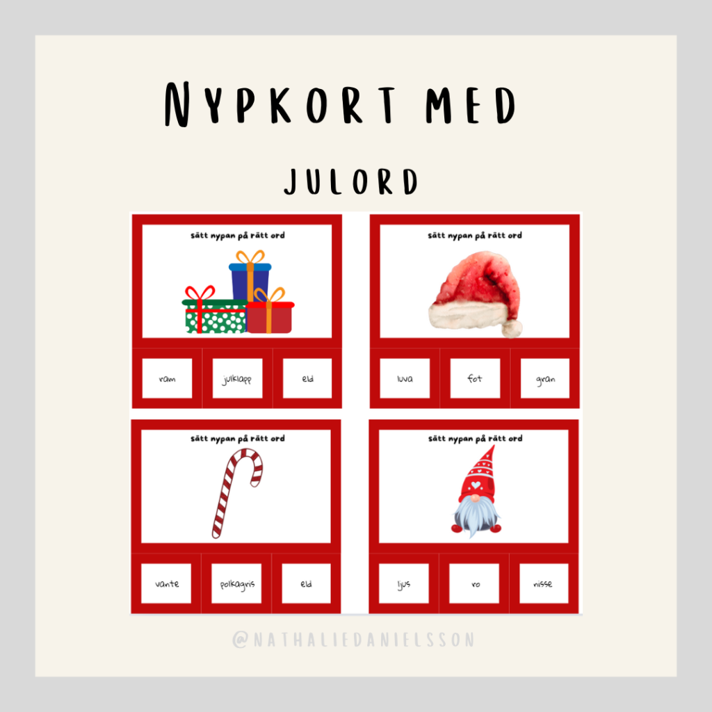 Nypkort julord