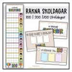 Räkna skoldagar: 100, 200 och 300 - bild 1