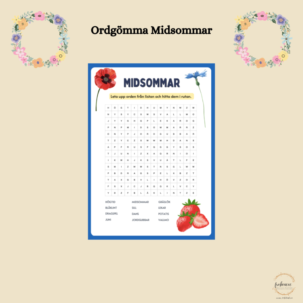 Ordgömma: Midsommar