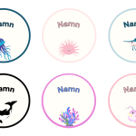 Redigeringsbara namnskyltar havet - bild 5