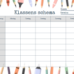Klassens schema - bild 4