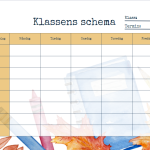 Klassens schema - bild 6