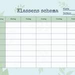 Klassens schema - bild 7