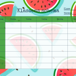 Klassens schema - bild 8