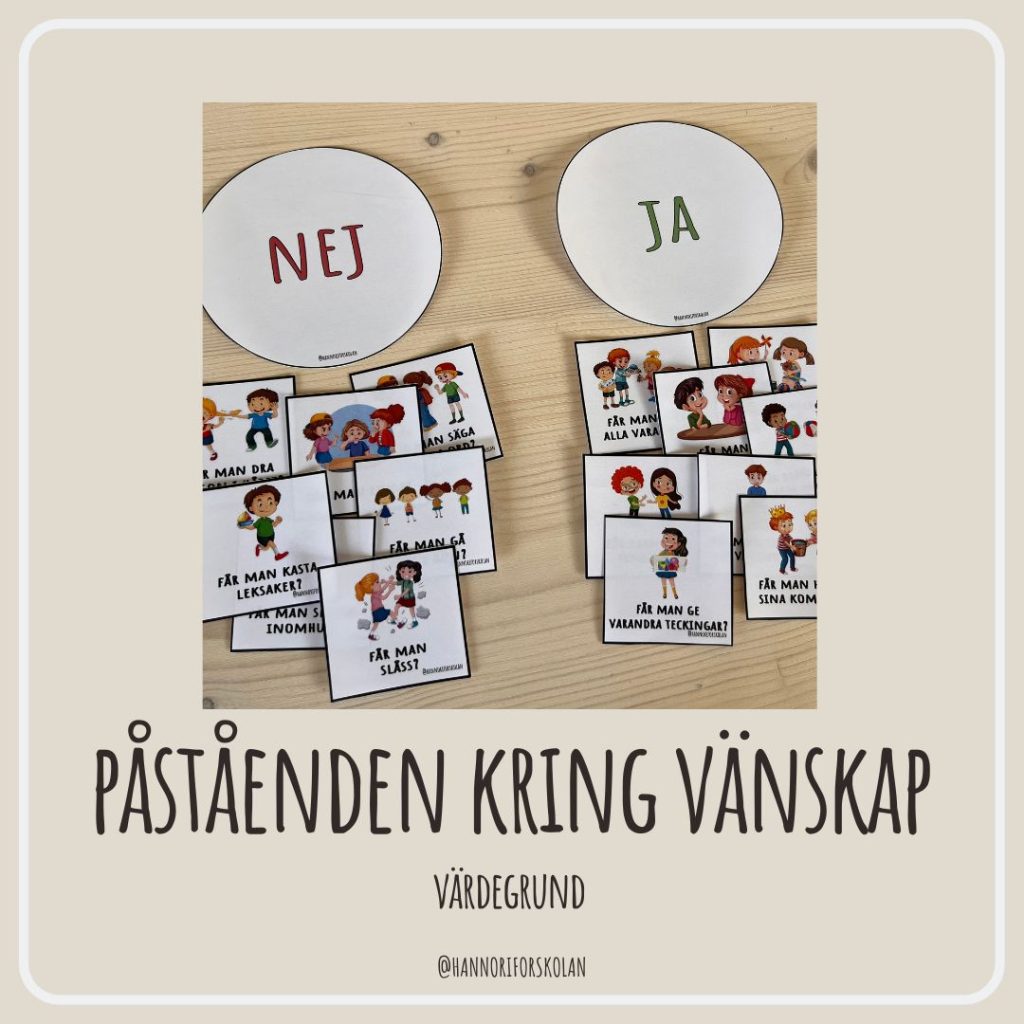 Påståenden kring vänskap