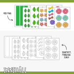Blomsterkrans – pyssel med papper - bild 3