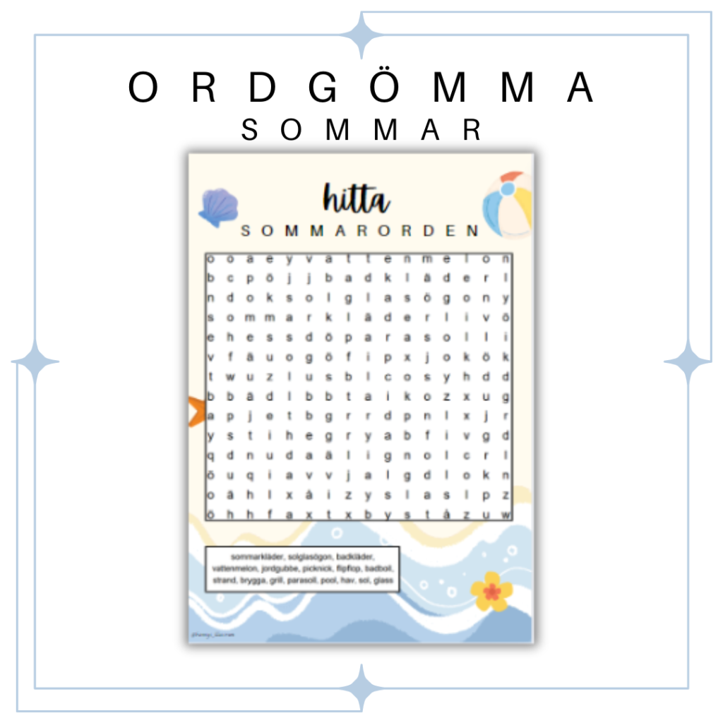 Ordgömma sommar