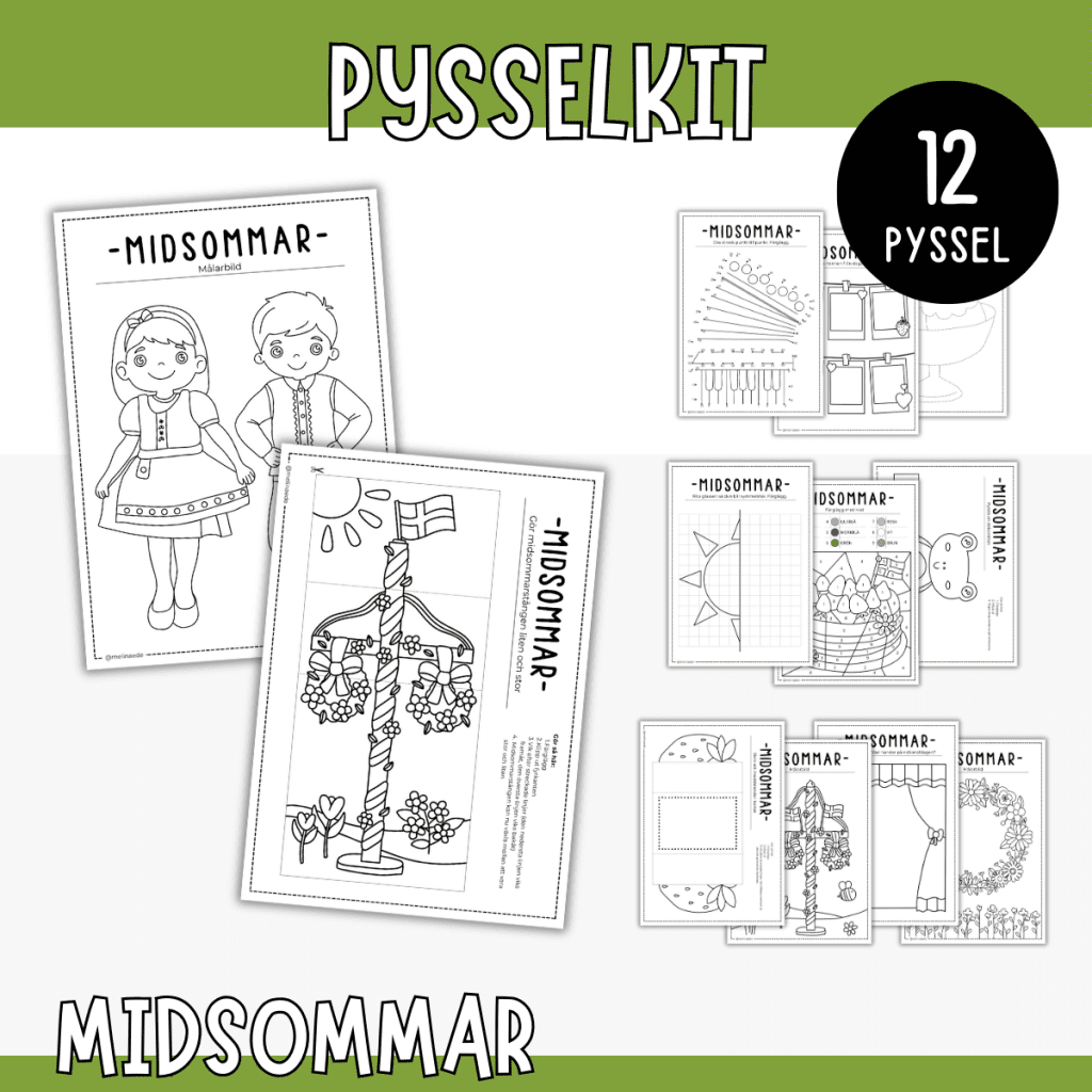 Midsommar – pyssel för barn