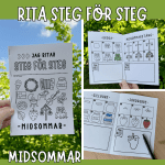 Rita steg för steg-bok: midsommar - bild 1