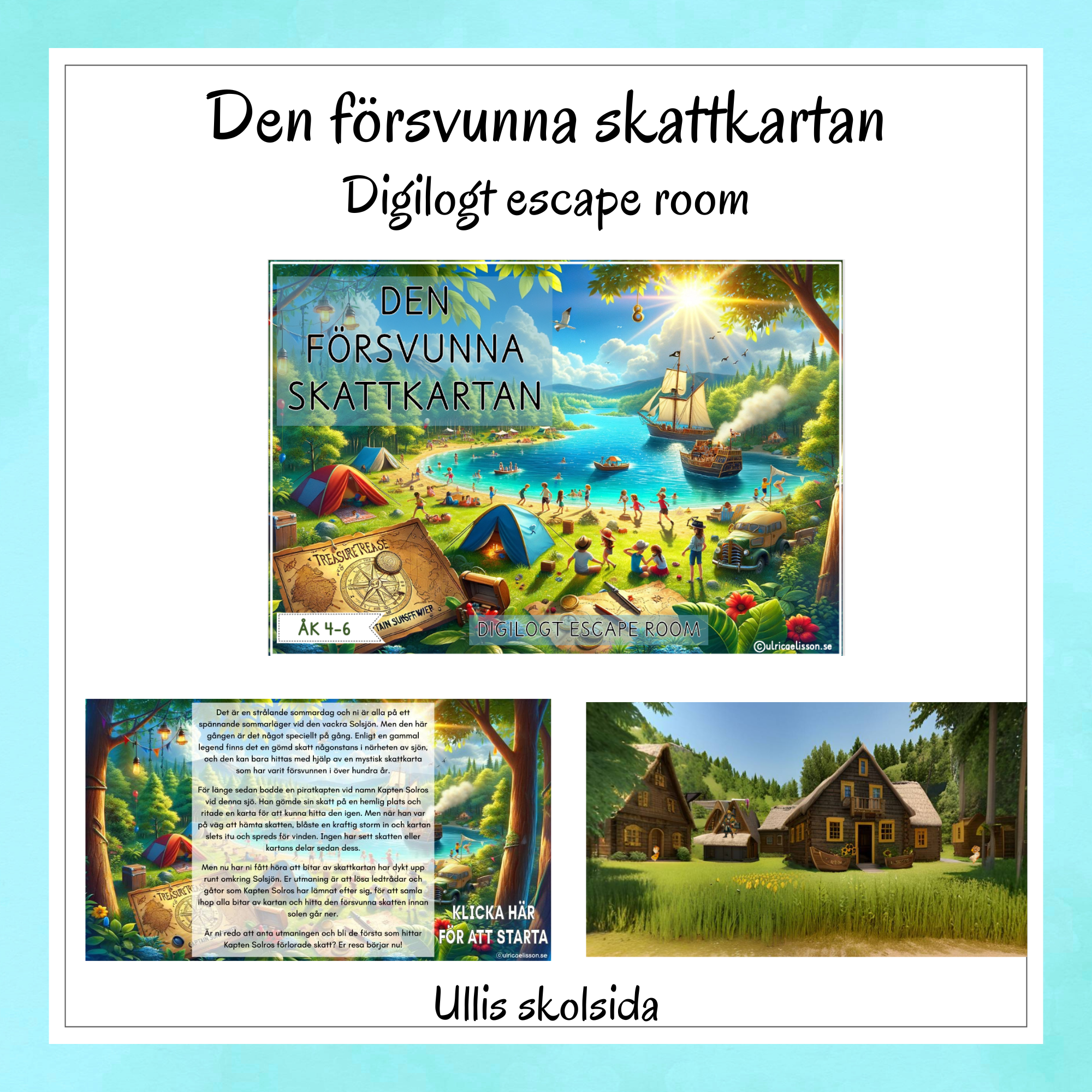 Escape room - Den försvunna skattkartan