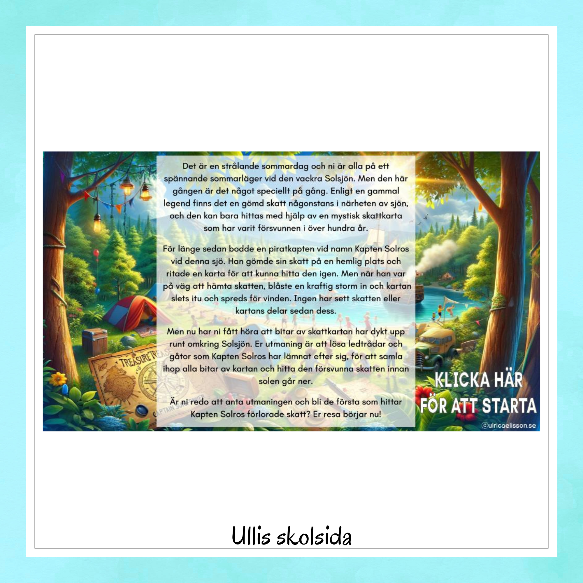 Escape room - Den försvunna skattkartan