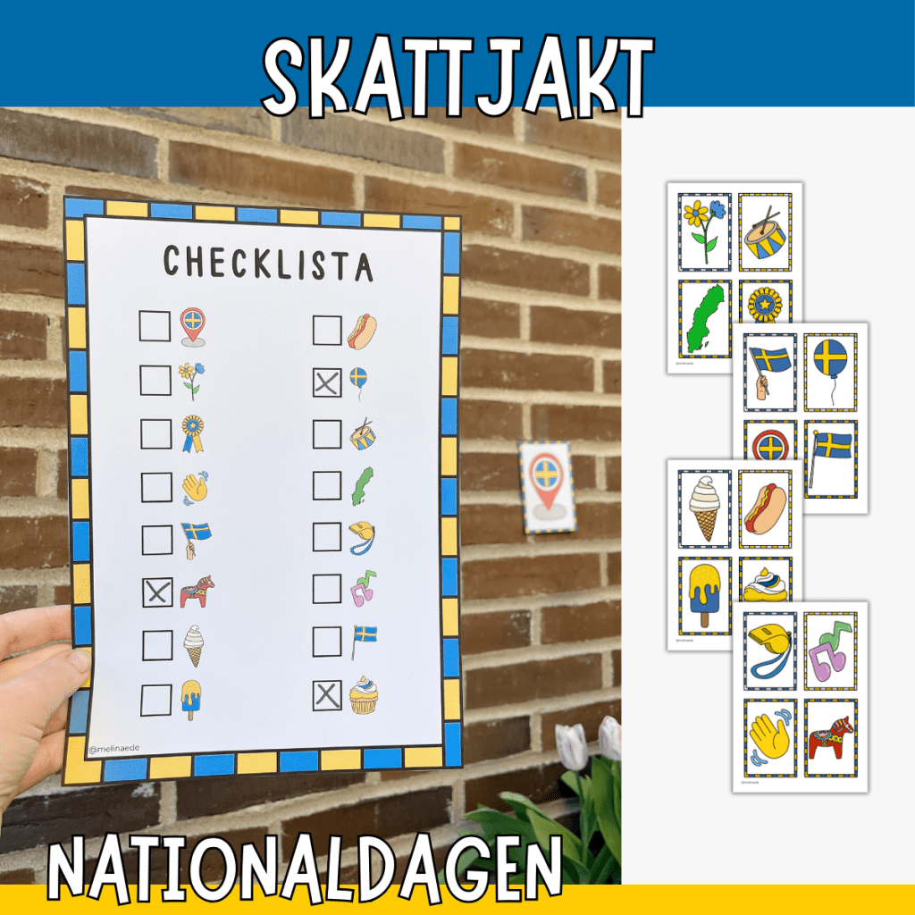 Sveriges nationaldag 6 juni – skattjakt