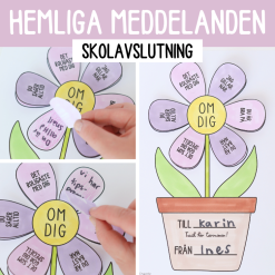 Hemliga meddelanden - present skolavslutning