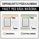 KOMBO sommarlovets pysselkalendrar - bild 1