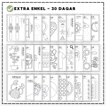 Sommarlovets pysselkalender – 30 dagar (extra enkel) - bild 3