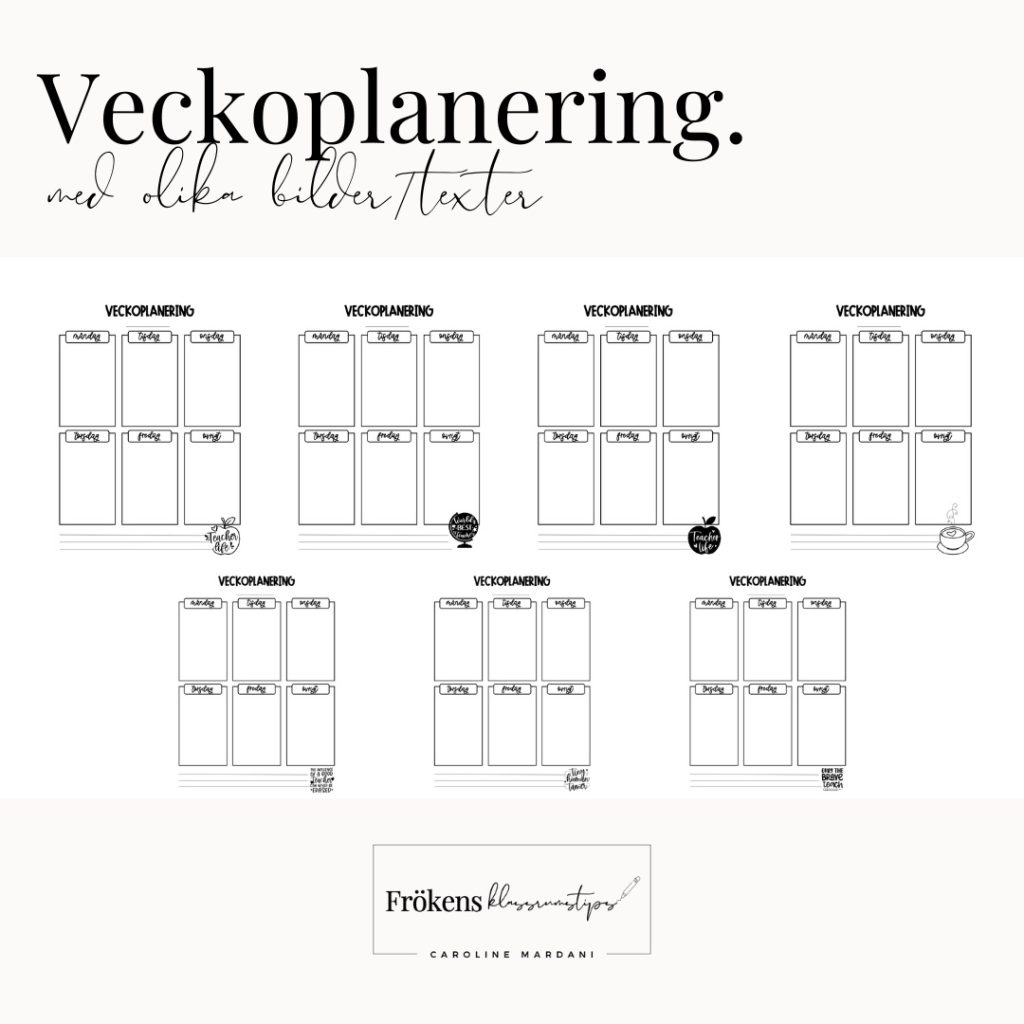 Veckoplanering