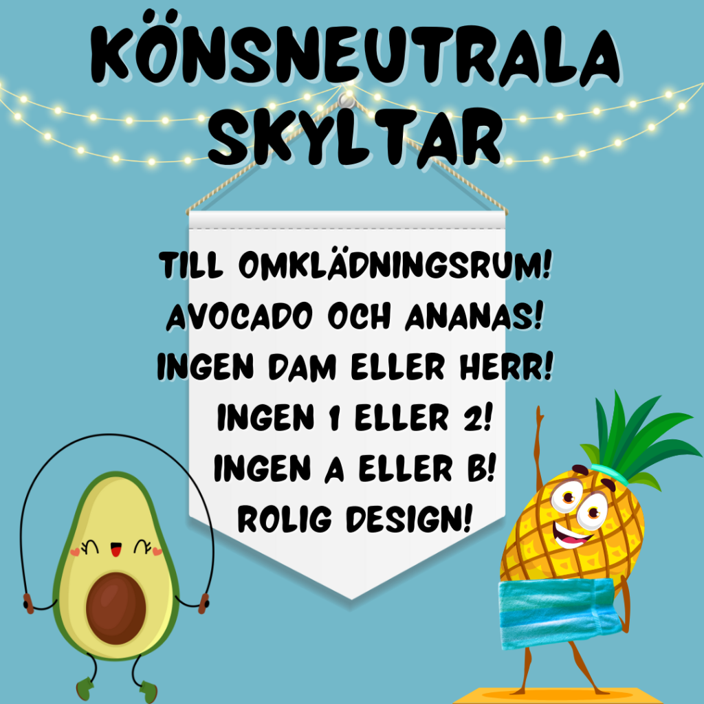 Könsneutrala skyltar