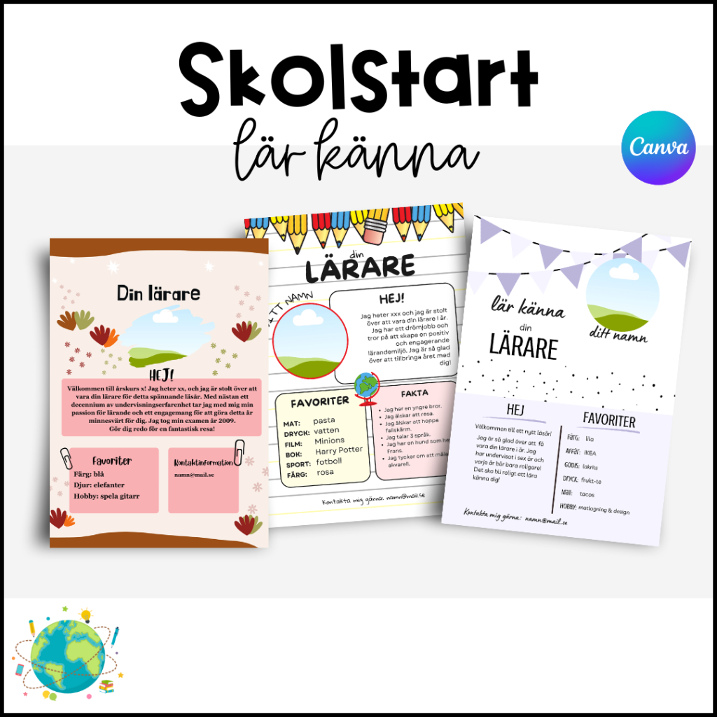 Lär känna din lärare