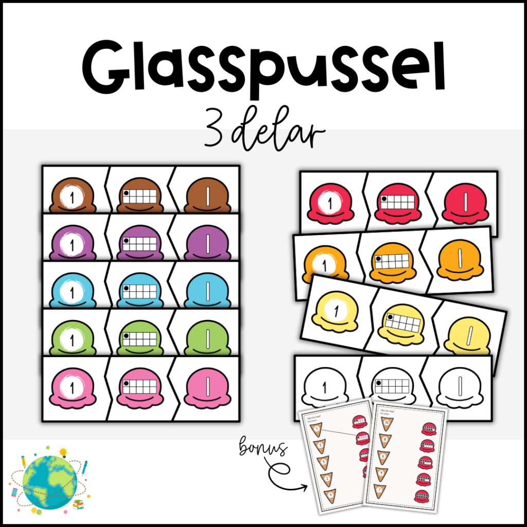 Glasspussel – 3 delar