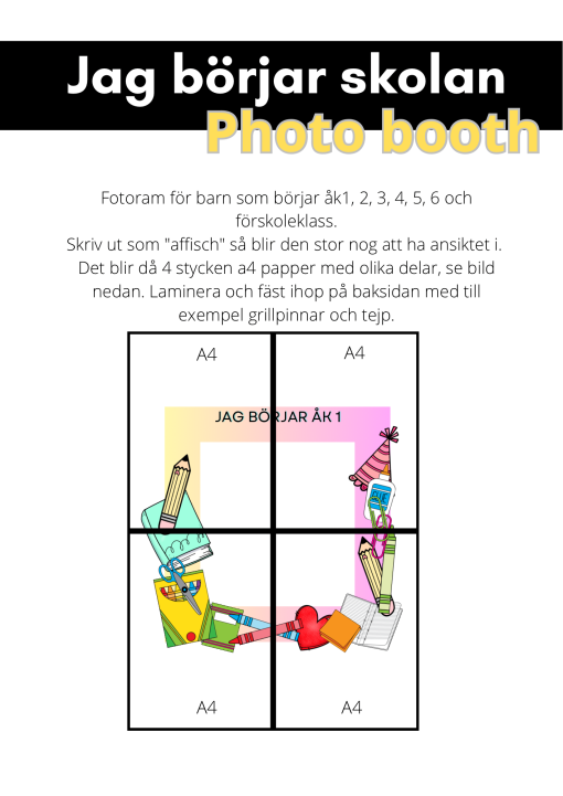Photo booth/fotoram