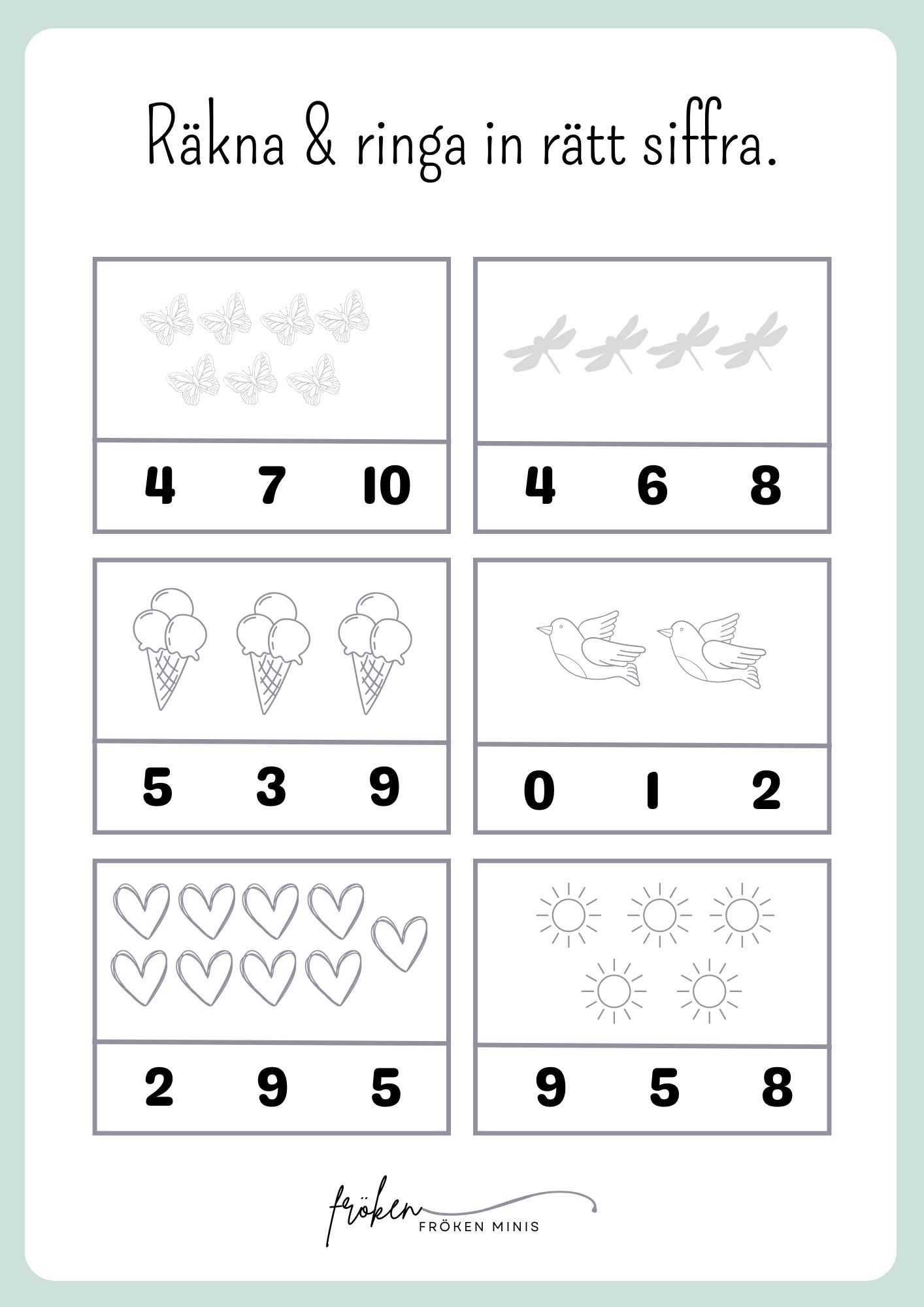 Sommarhäfte matematik 0-20