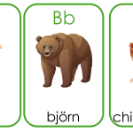 Flashcards alfabetsbilder djur - bild 2