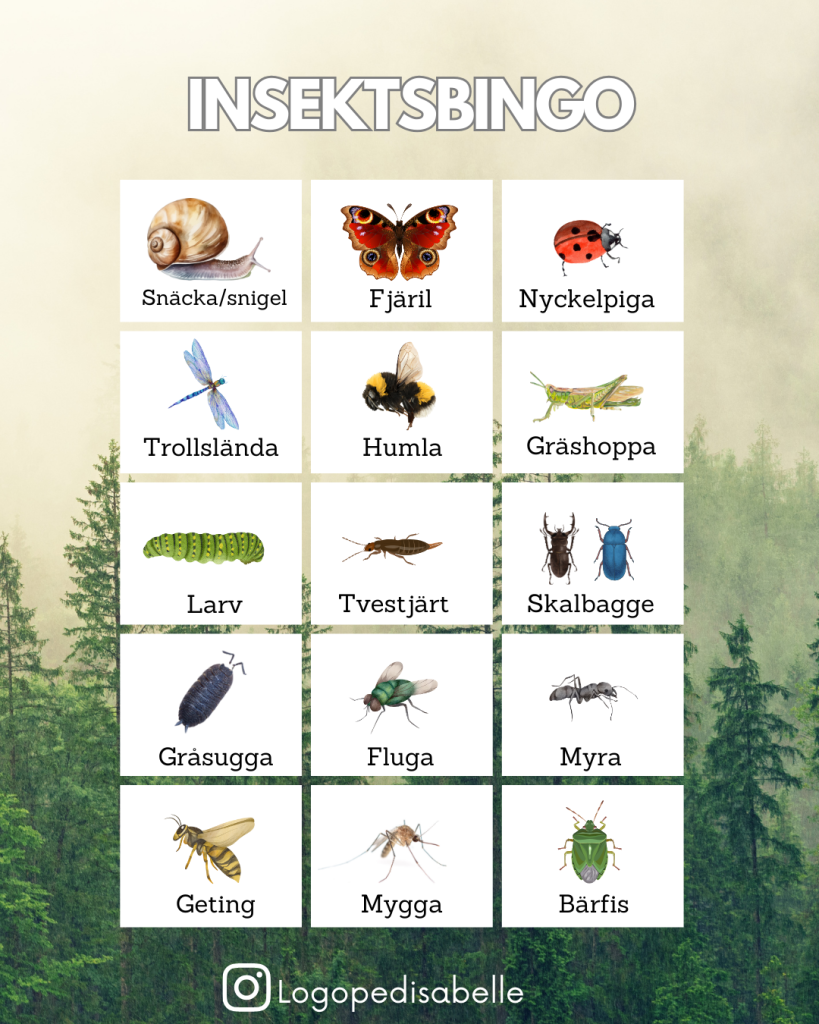 Insektsbingo