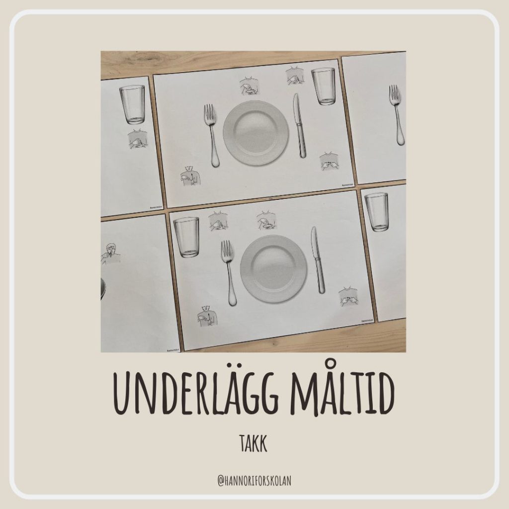 Underlägg måltid