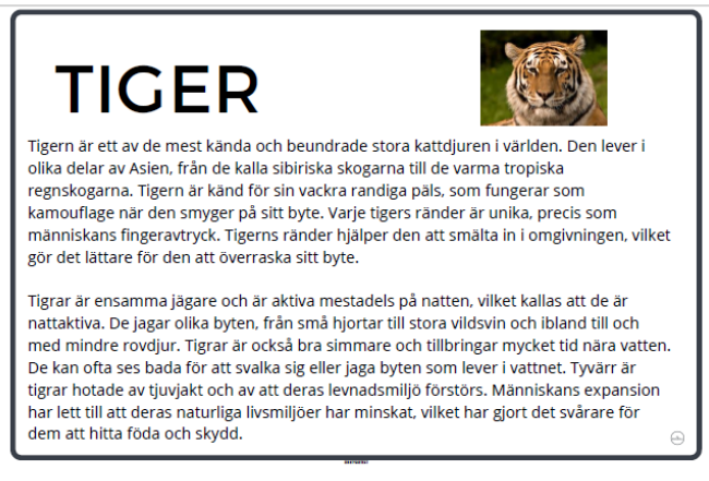 Läskort- asiatiska djur