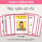 Spåra, klipp och rita – Träna finmotoriken - bild 1