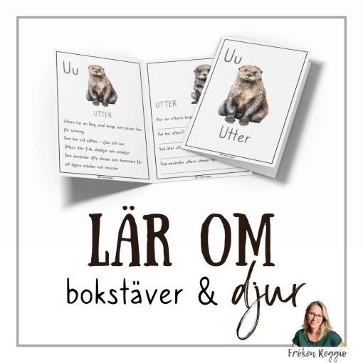 Lär om bokstäver och djur – U