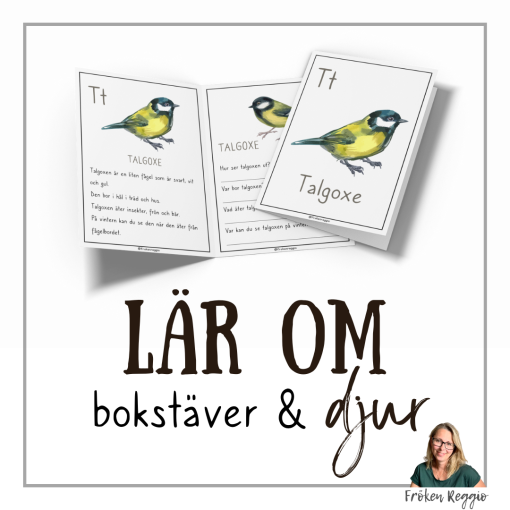 Lär om bokstäver och djur –T