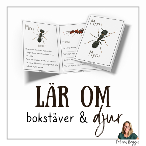 Lär om bokstäver och djur – M