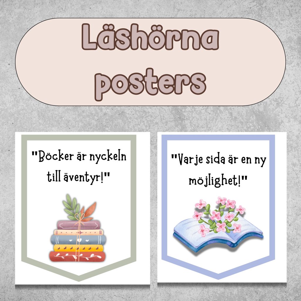 Läshörna posters