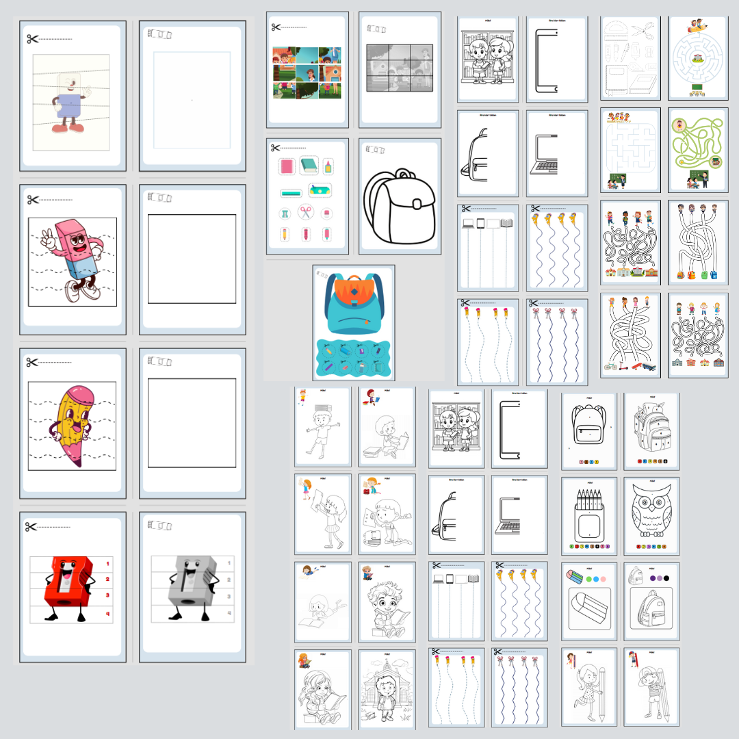 Skolstart. Finmotorik