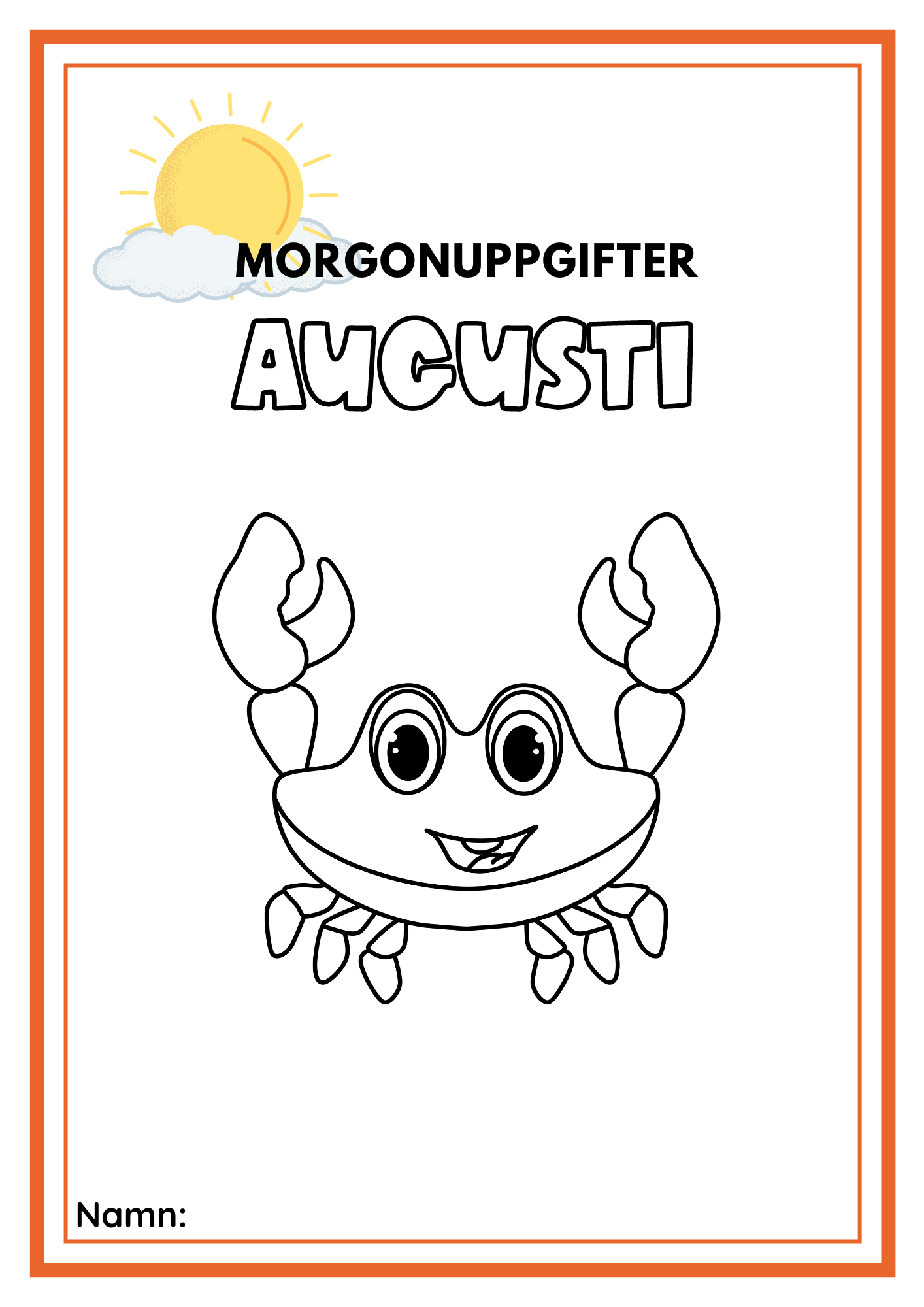 Morgonuppgifter augusti- 24