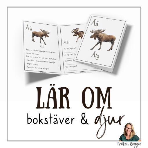 Lär om bokstäver och djur – Ä