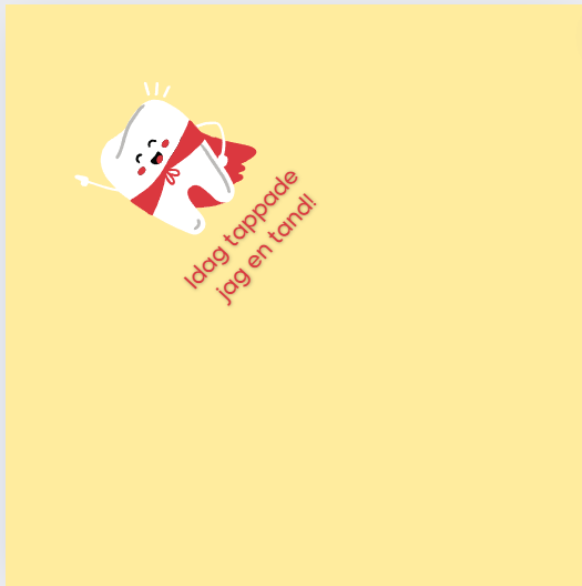 Påsar till tappade tänder!