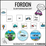 FORDON: Bildstöd, sortering, målarbilder, spårkort mm. - bild 3