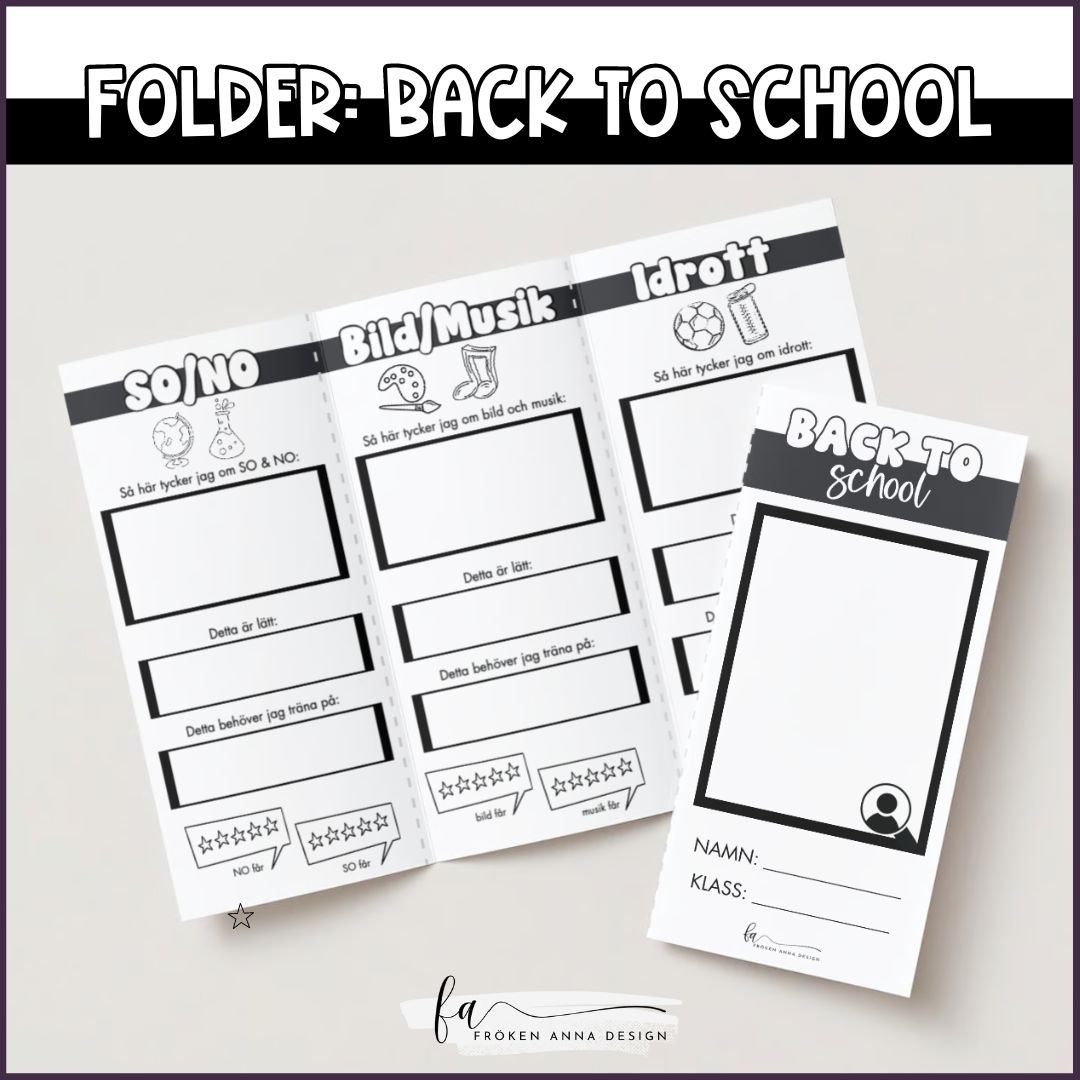 Back to school - folder