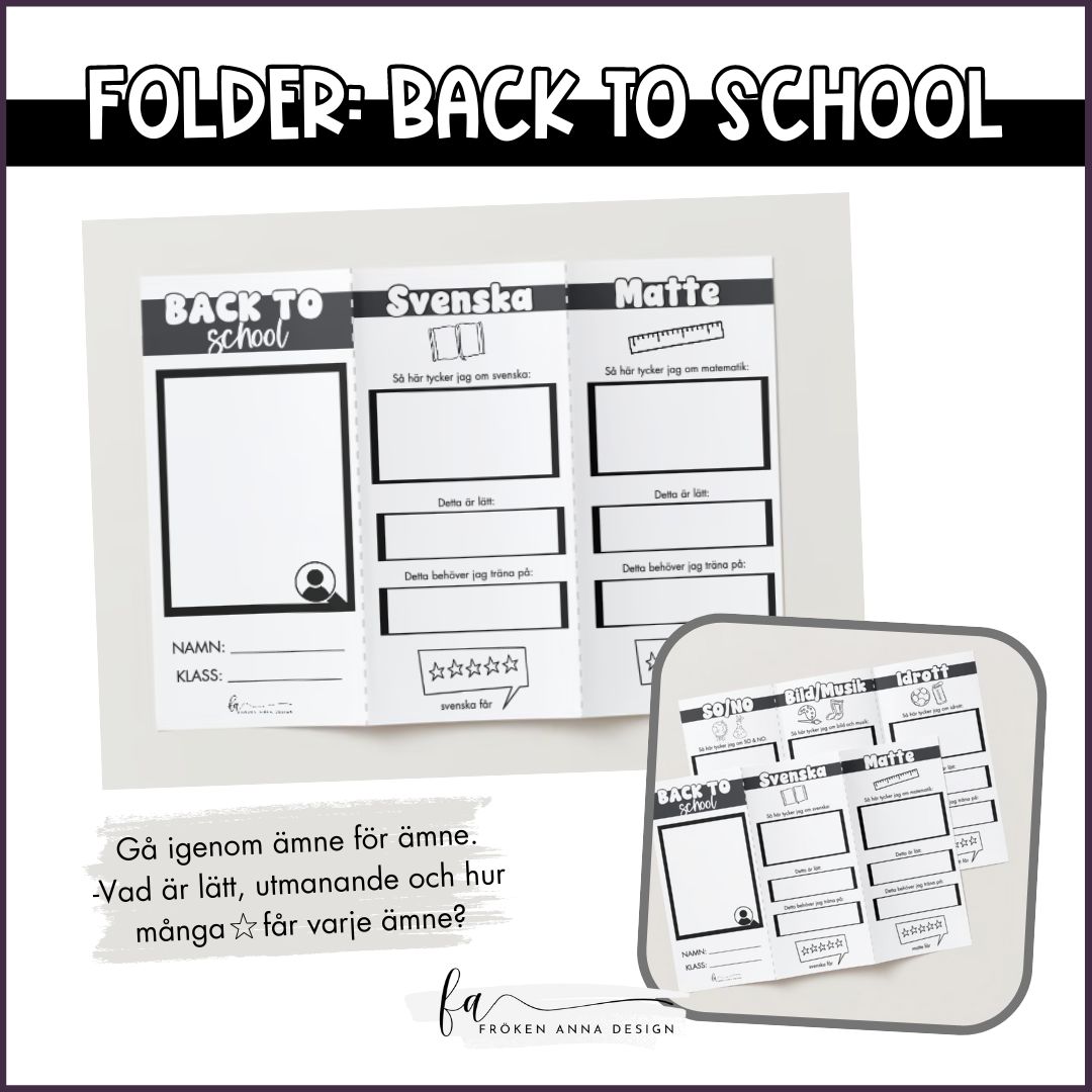 Back to school - folder