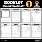 Booklet english vocabulary – Arbetshäfte engelskt ordförråd – 120 sidor – åk 4 – 1 - bild 2