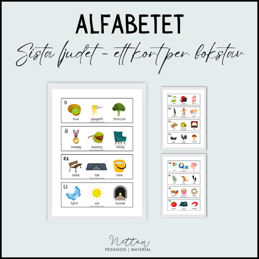 Alfabetet – sista ljudet
